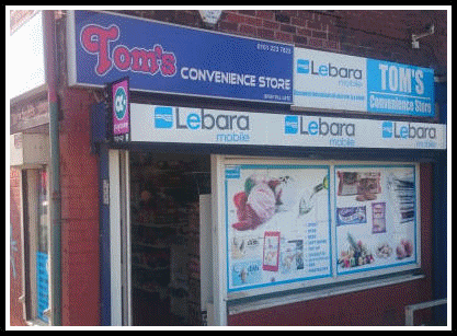Tom's Convenience Store, 810 Hyde Road, Gorton.
