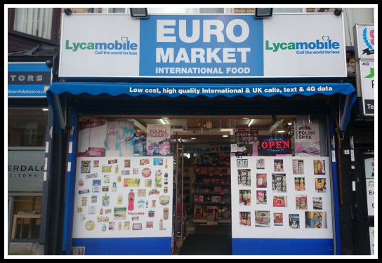 Euro Market International Food Store, Cheetham Hill, M8