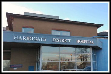 Harrogate District Hosiptal - Tel : 01423 885959