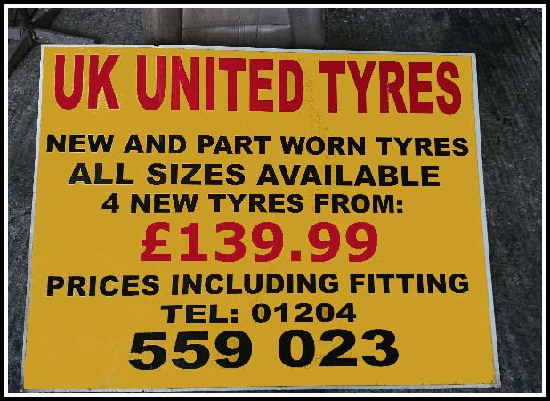 UK United Tyres - Tel: 01204 559023