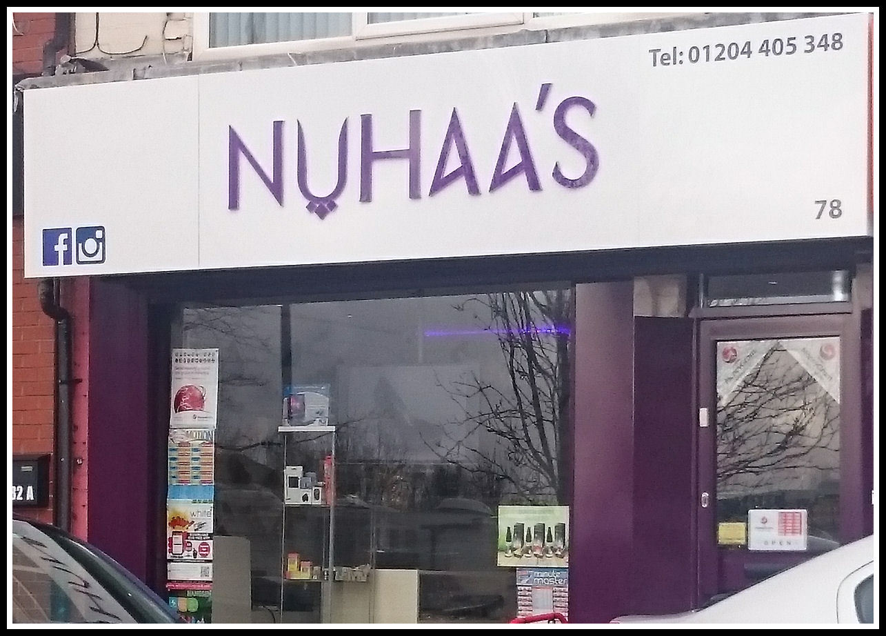 Nuhaa's, 78 St Helens Road, Bolton, BL3