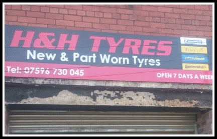 H&H Tyres, Bolton - Tel: 07596 730045