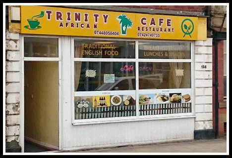 Trinity Cafe African Restaurant, Bolton - Tel: 07424 749733 / 07448 050404
