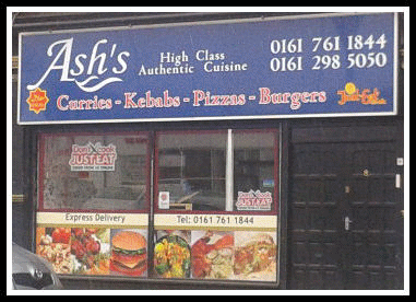 Ash's Take Away, Rochdale Road, Bury.