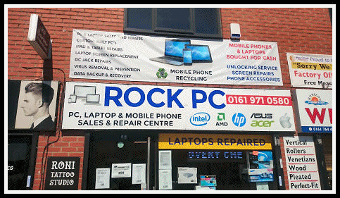 Rock PC Centre, Bury - Tel: 0161 971 0580