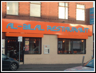 Al Bilal Restaurant & Takeaway, 87-91 Wilmslow Road, Rusholme, Manchester, M14 5SU.